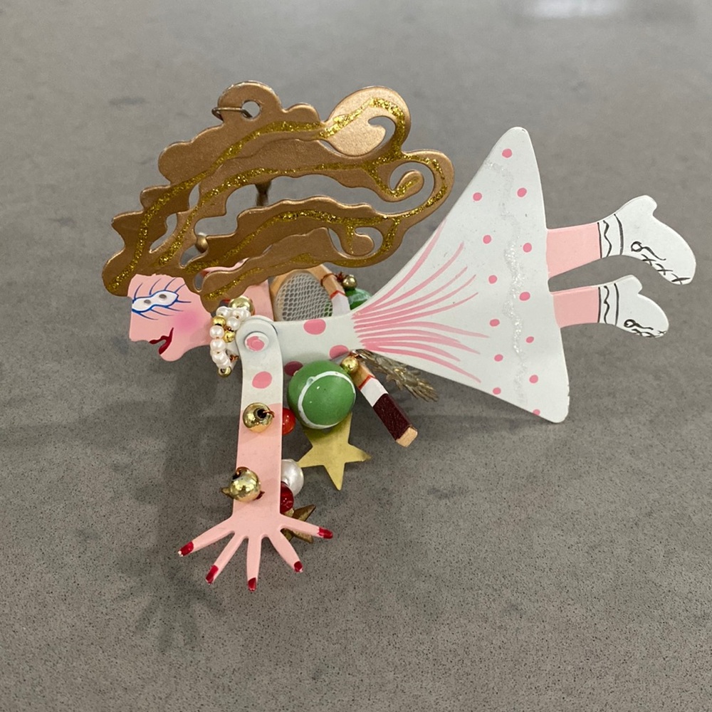 Tennis Player Fanciful Flights by Karen Rossi for Silvestri